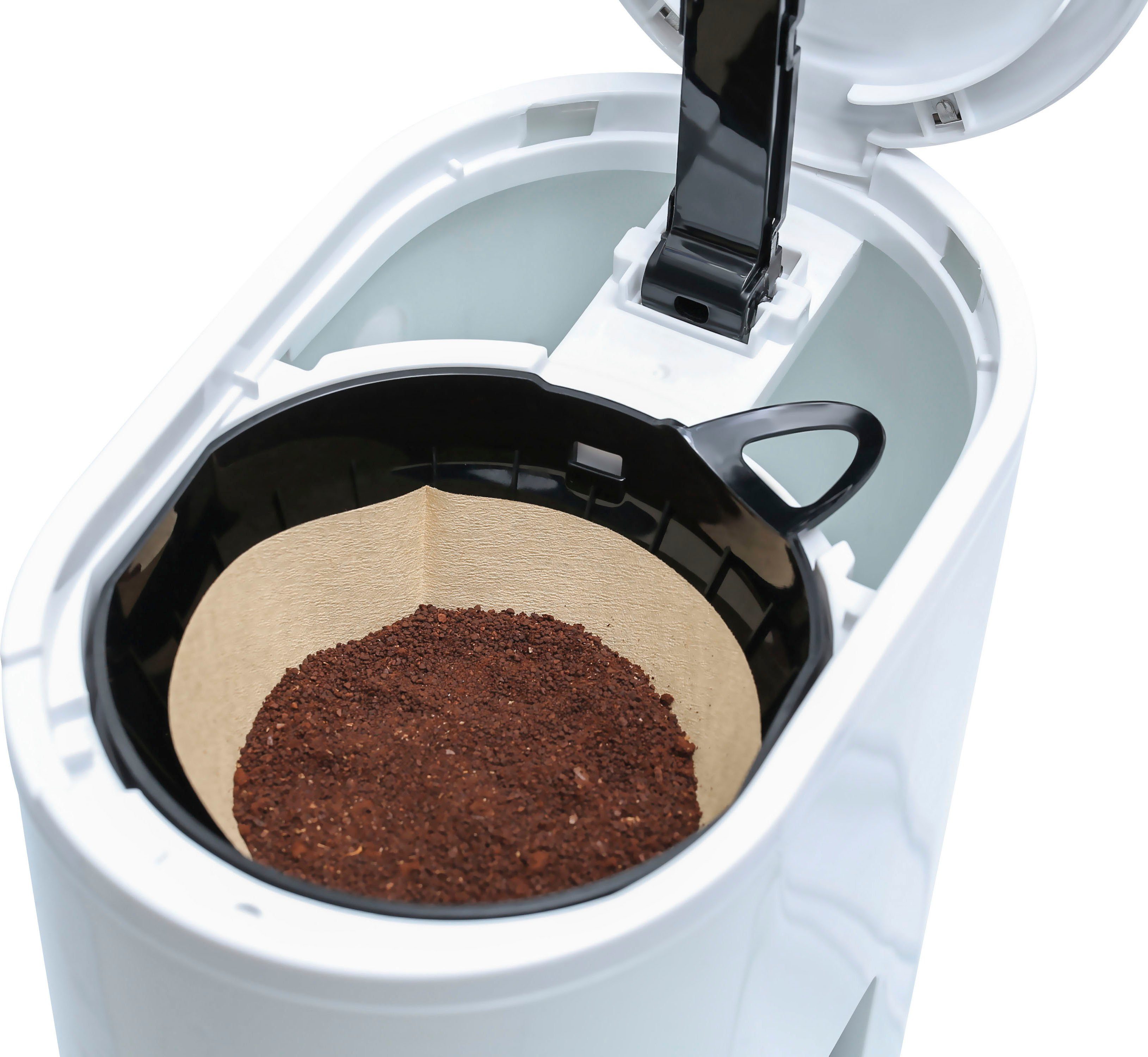 Hanseatic Filterkaffeemaschine HCM125900WD, 1,25l Kaffeekanne, Korbfilter 1x4