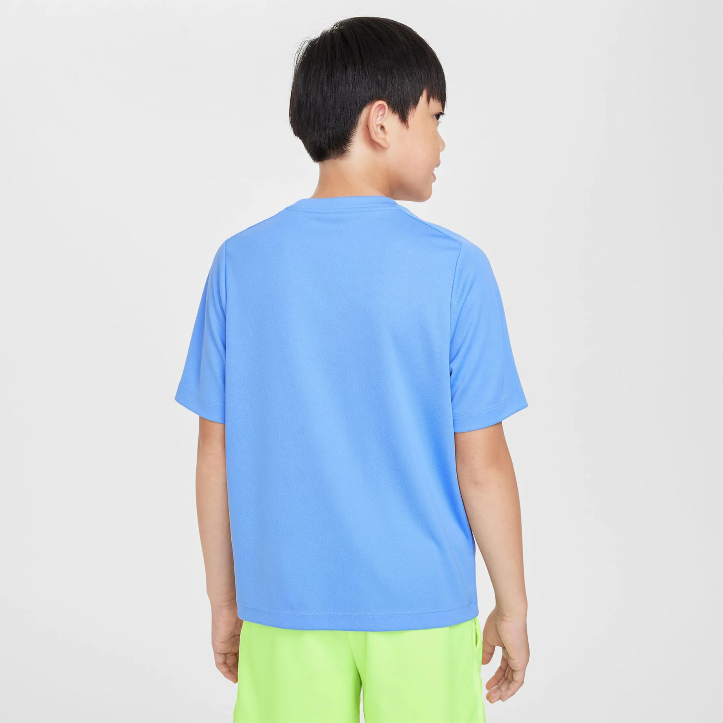 Dri-Fit Multi+ T-Shirt Jungen - Hellblau, Weiß