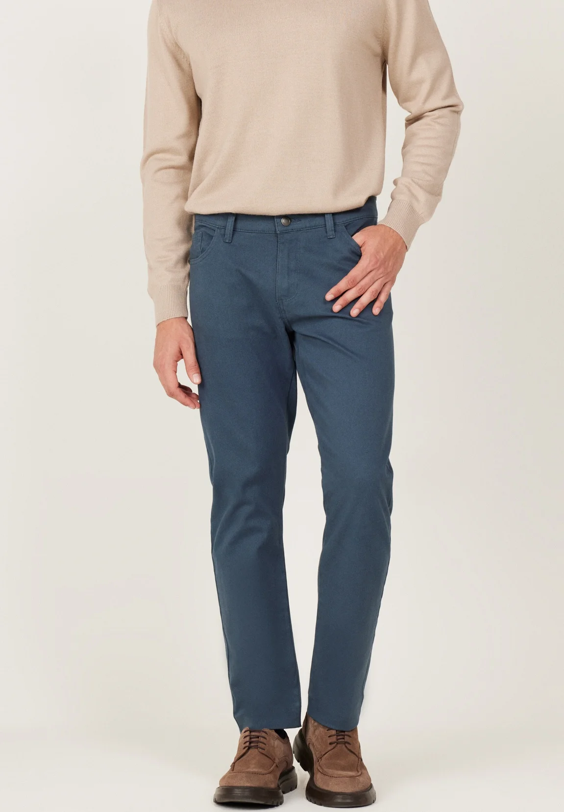 AC&CO / ALTINYILDIZ CLASSICS SLIM FIT CINCO BOLSILLOS - Pantalones
