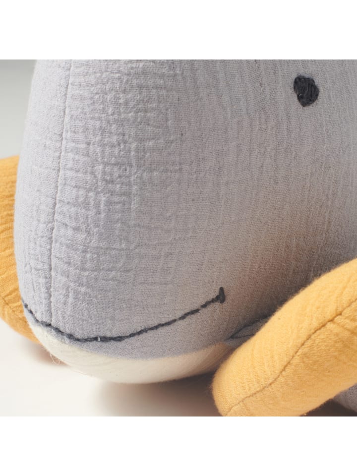 nordic coast company  Kuscheltier Musselin Wal Bobby - ca. 33 cm günstig kaufen onesize