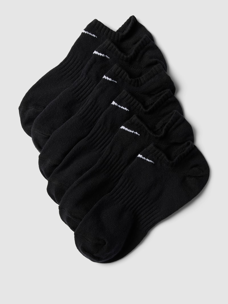 Socken mit Label-Print in schwarz