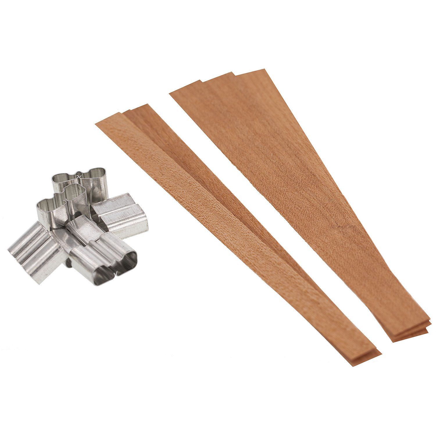 Holzdochte 10 mm + 14 mm, 6 Stück