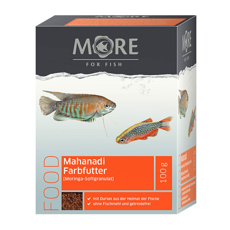 MORE Hauptfutter MORE FOR FISH Mahanadi Farbfutter 100 g