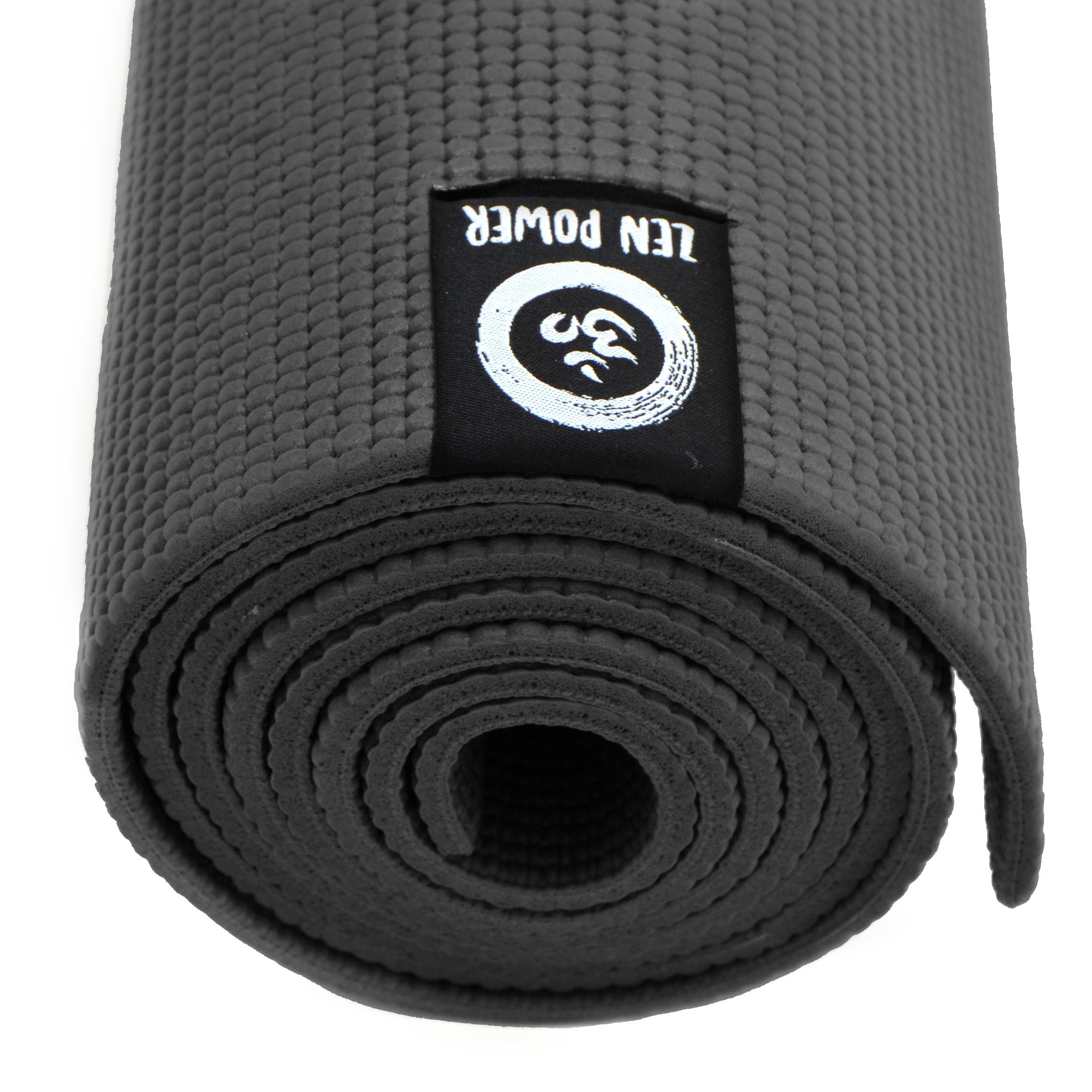 ZenPower Yogamatte Yogamatte We Love Yoga 183x60x0,6 cm (Einzelprodukt), langlebig und strapazierfähig, bietet mit nur 6mm maximale Stabilität