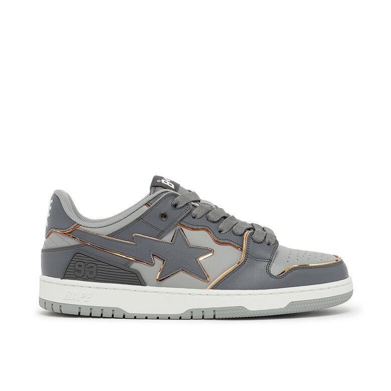 A Bathing Ape Wmns Bape SK8 Sta #3 L gray