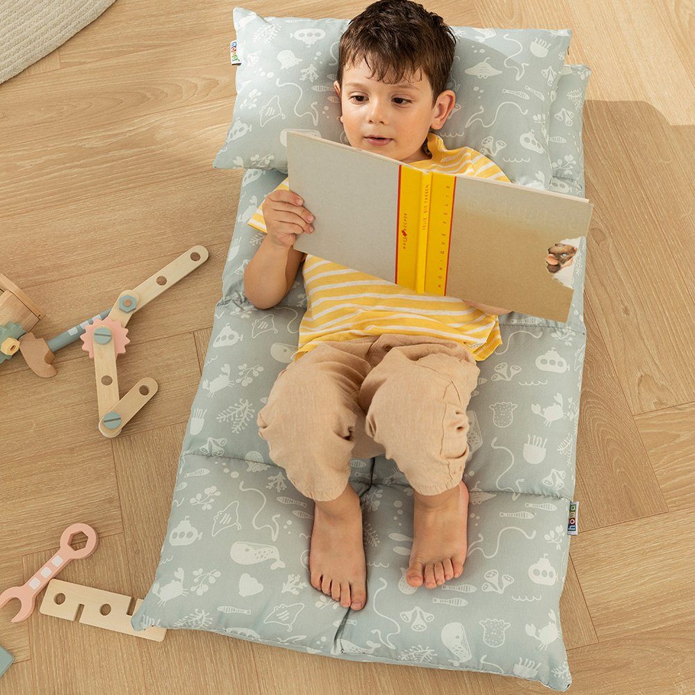 howa Kindersessel seaworld, 2 in 1 Kindersessel + Kinderliege, Bodensessel