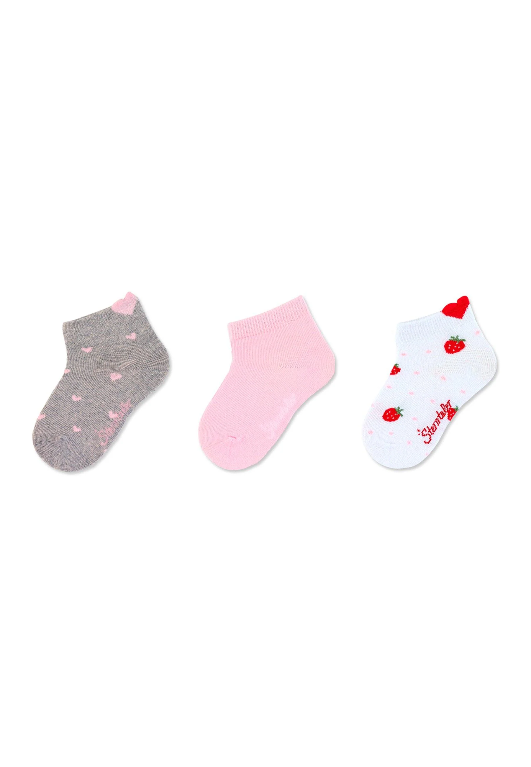 Sneaker-Söckchen 3er-Pack Herzen