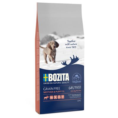 Bozita Grain Free Mother & Puppy XL Elch