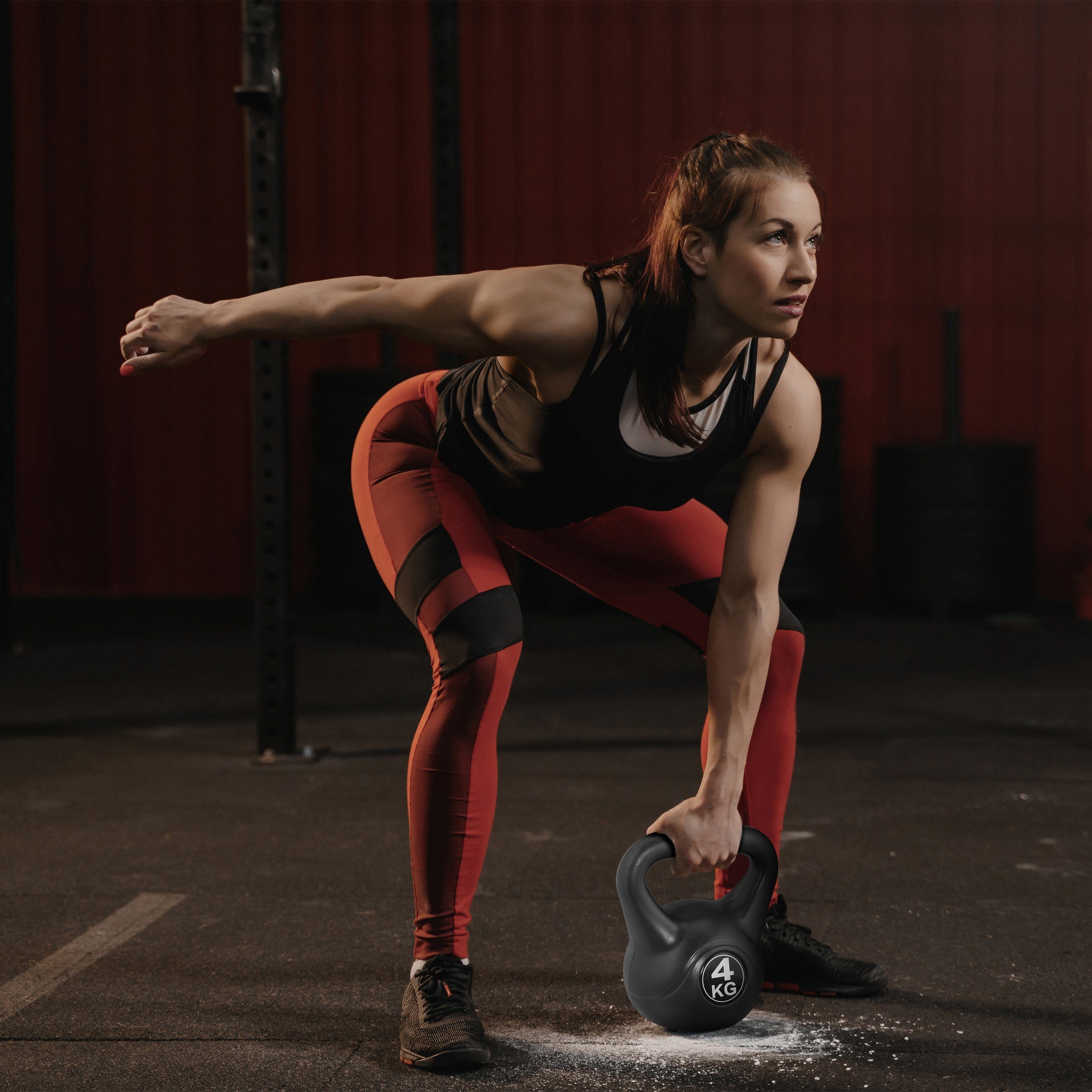 relaxdays Hantel Kettlebell Kugelhantel, 10kg