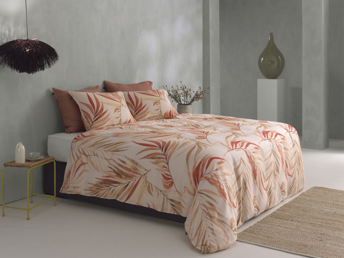 Zo!Home Satin Bettwäsche Alejandro Orange 135 x 200 cm