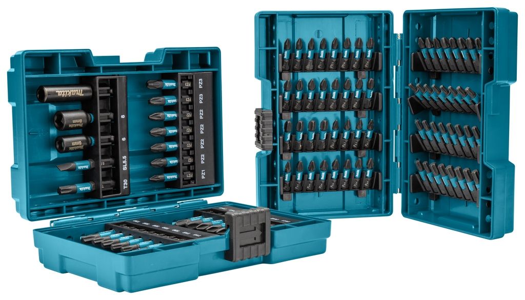Set di punte Makita E-03109 Impact nere 25/50 mm - 90 pezzi in 2 scatole