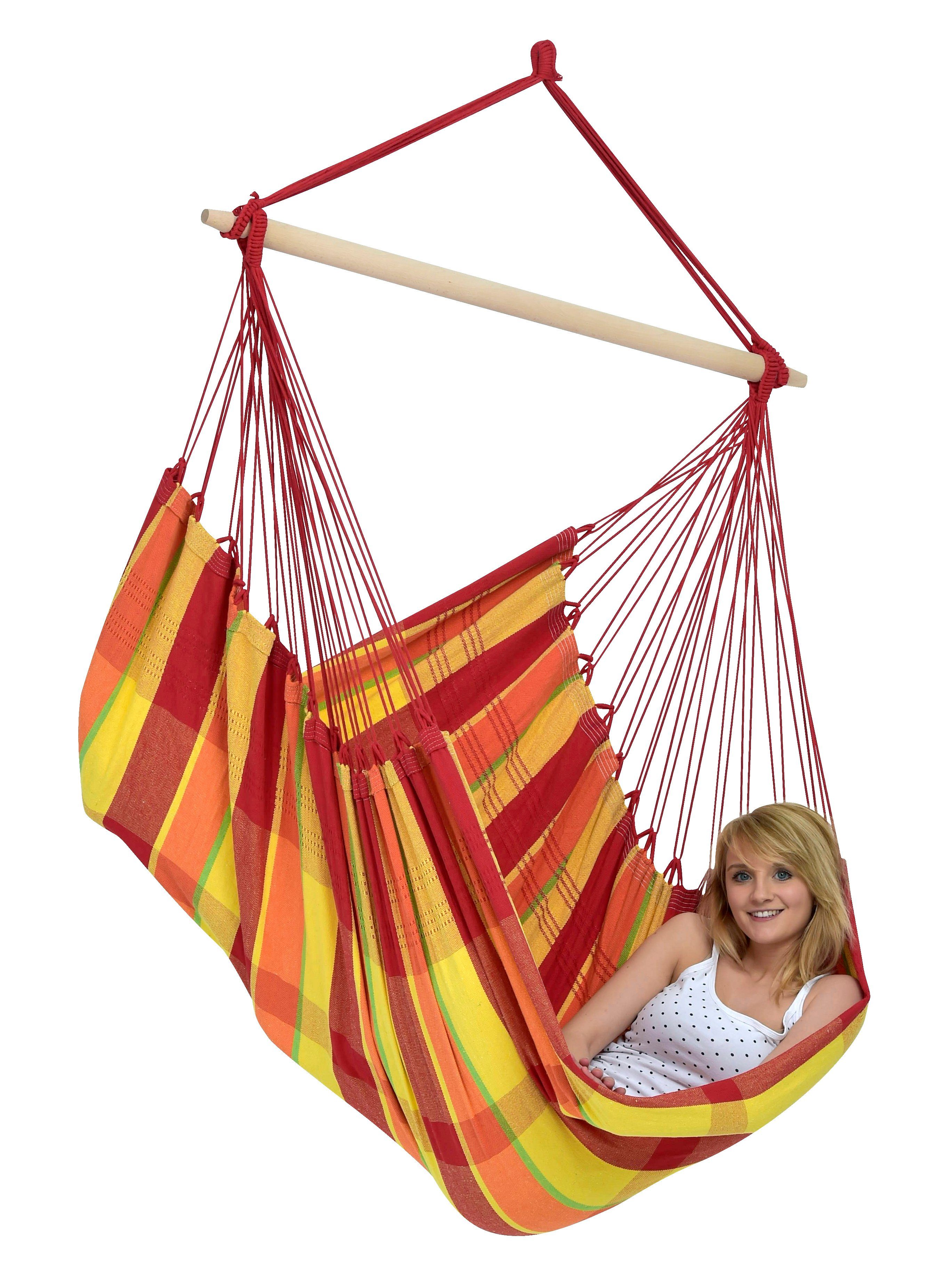 Amazonas Hängesessel Brasil KingSize Hängestuhl, Große Sitzfläche, KingSize