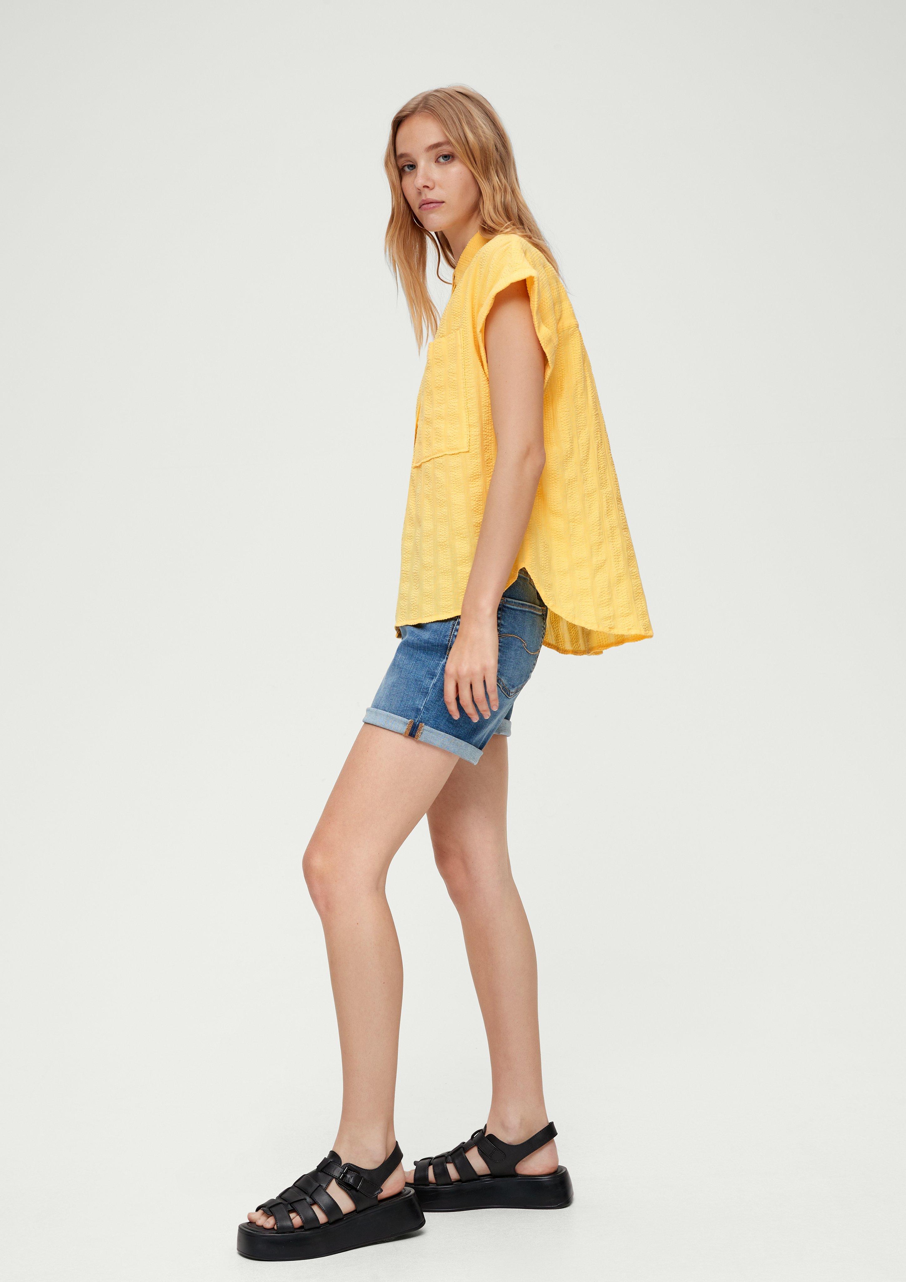 Oversize-Bluse aus Baumwolle  2123630-1317