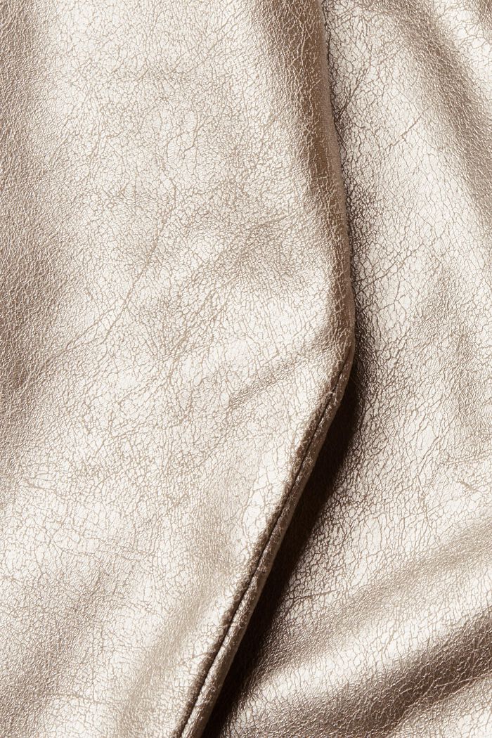 Metallic-Pants aus Kunstleder