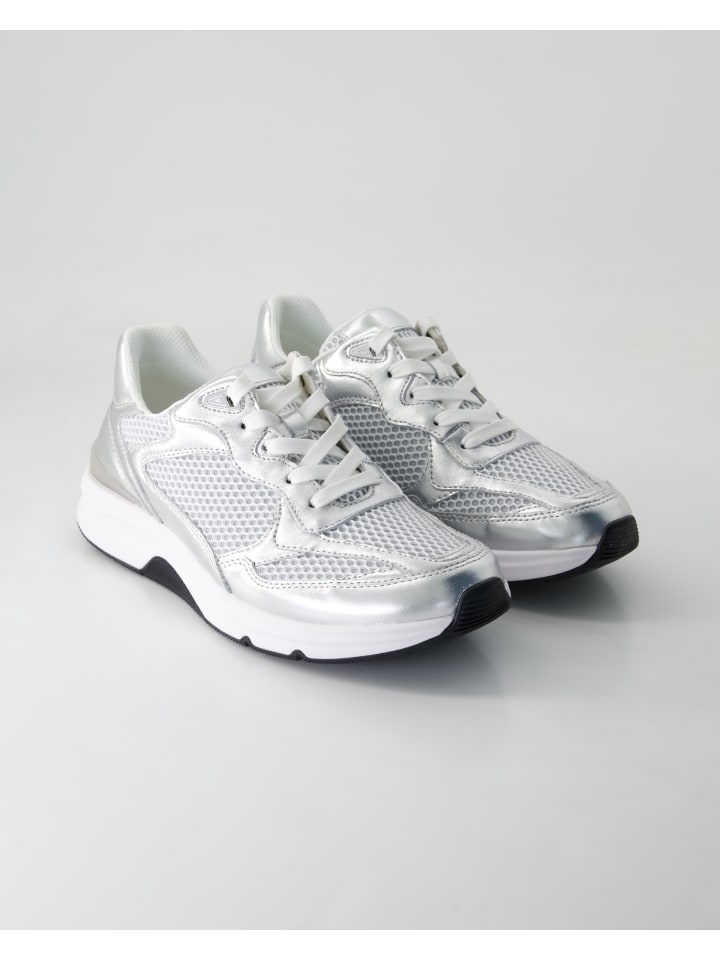 rollingsoft Sportliche Schnürschuhe in Silber günstig kaufen