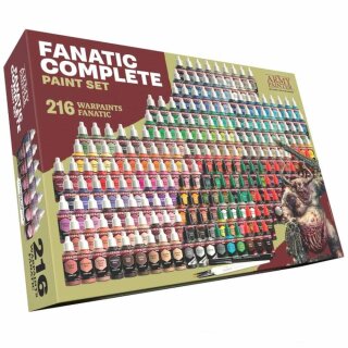 The Army Painter:  Warpaints Fanatic - Complete Paint Set (216 x 18ml)