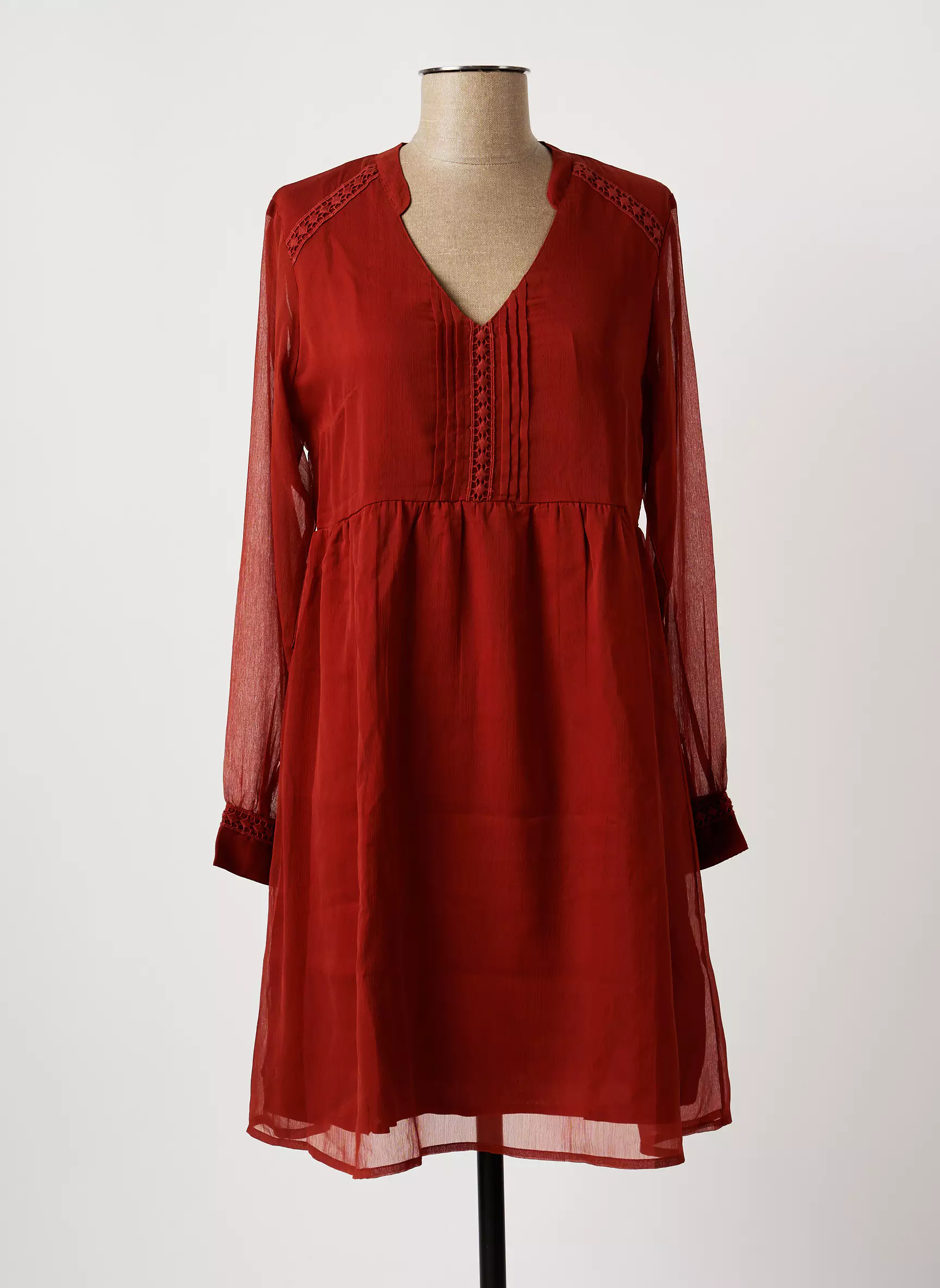 La Fiancee Du Mekong Robes Courtes Femme couleur marron