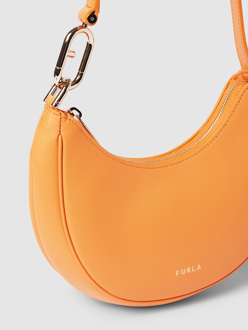 Hobo Bag mit Label-Detail Modell 'FURLA PRIMAVERA' in orange