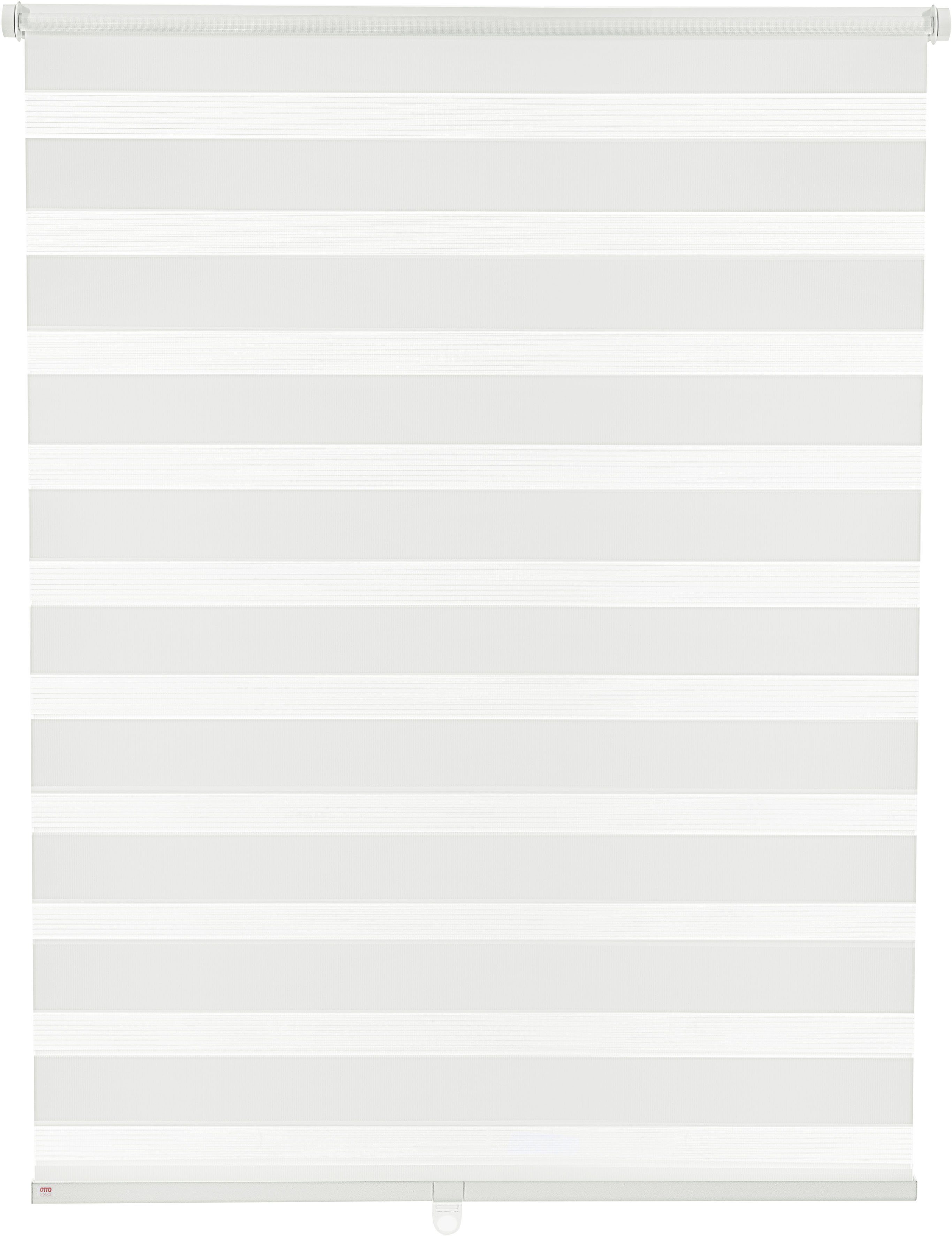 Doppelrollo Gracee, OTTO products, Lichtschutz, ohne Bohren, freihängend, Klemmfix, nachhaltig, recyceltes Polyester, schnurlos, monochrom, Klemmträger