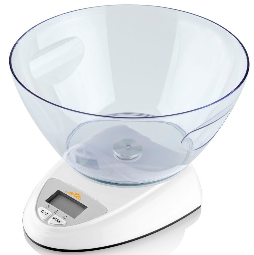 eta Küchenwaage ETA777890000, (1-tlg), bis 5kg, Genauigkeit 1g, TARE, Touch-Steuerung