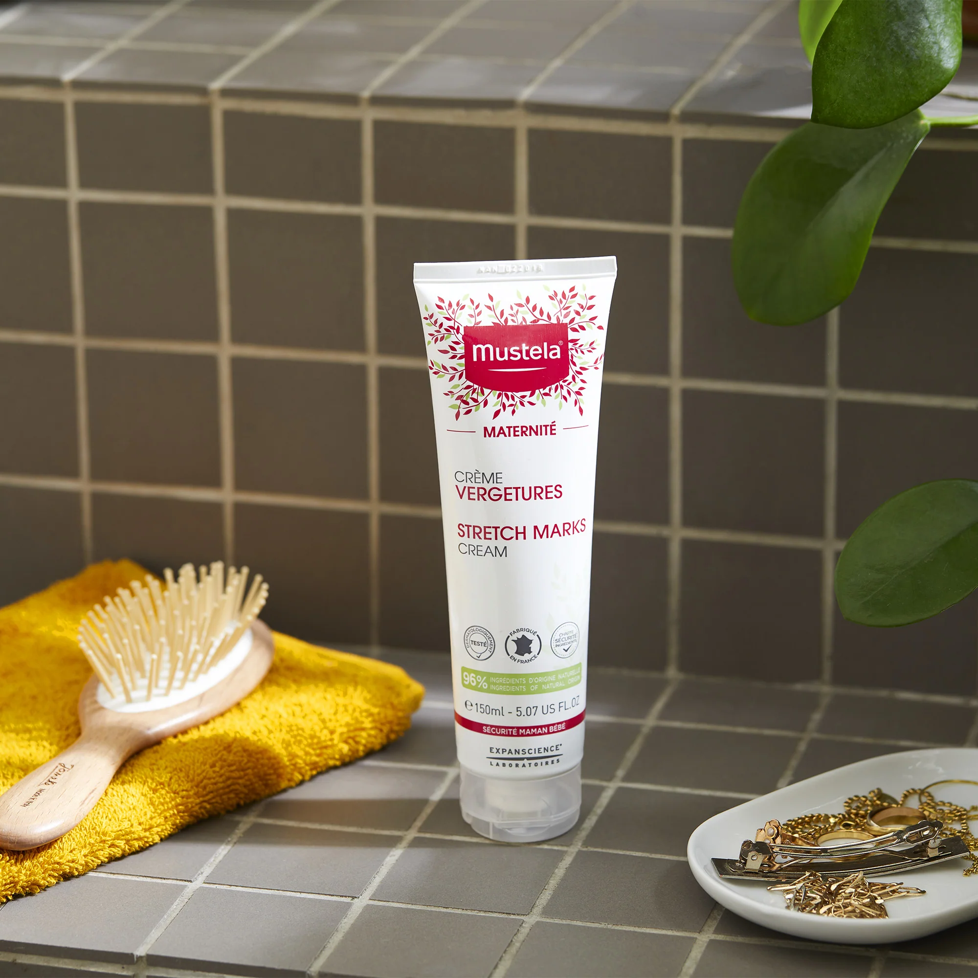 Crema antiestrías premamá con perfume - Crema elástica antiestrías, tratamiento premamá