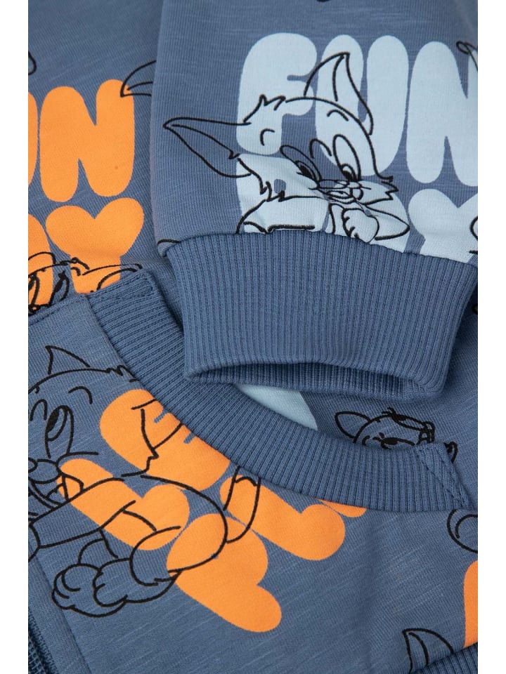 Coccodrillo Sweatshirt mit Reißverschluss in blau günstig kaufen