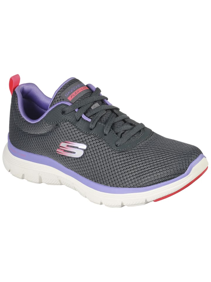 Skechers Freizeitschuhe in grau/bunt-kombi günstig kaufen
