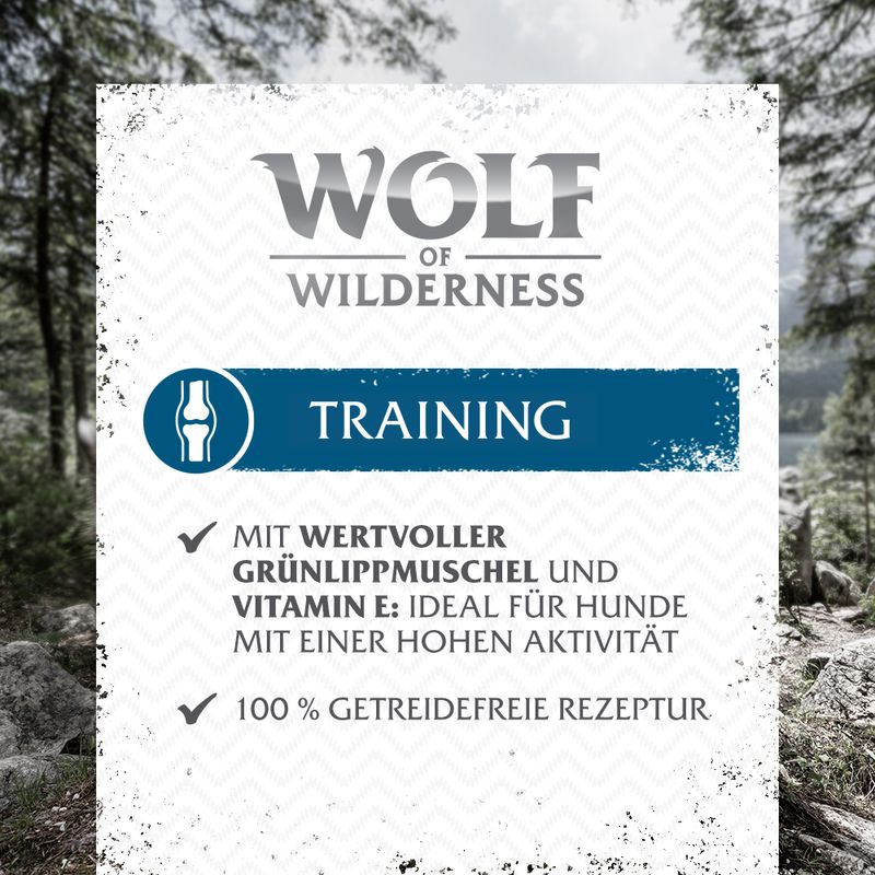 Wolf of Wilderness Training “Explore the Blue River' Huhn & Lachs