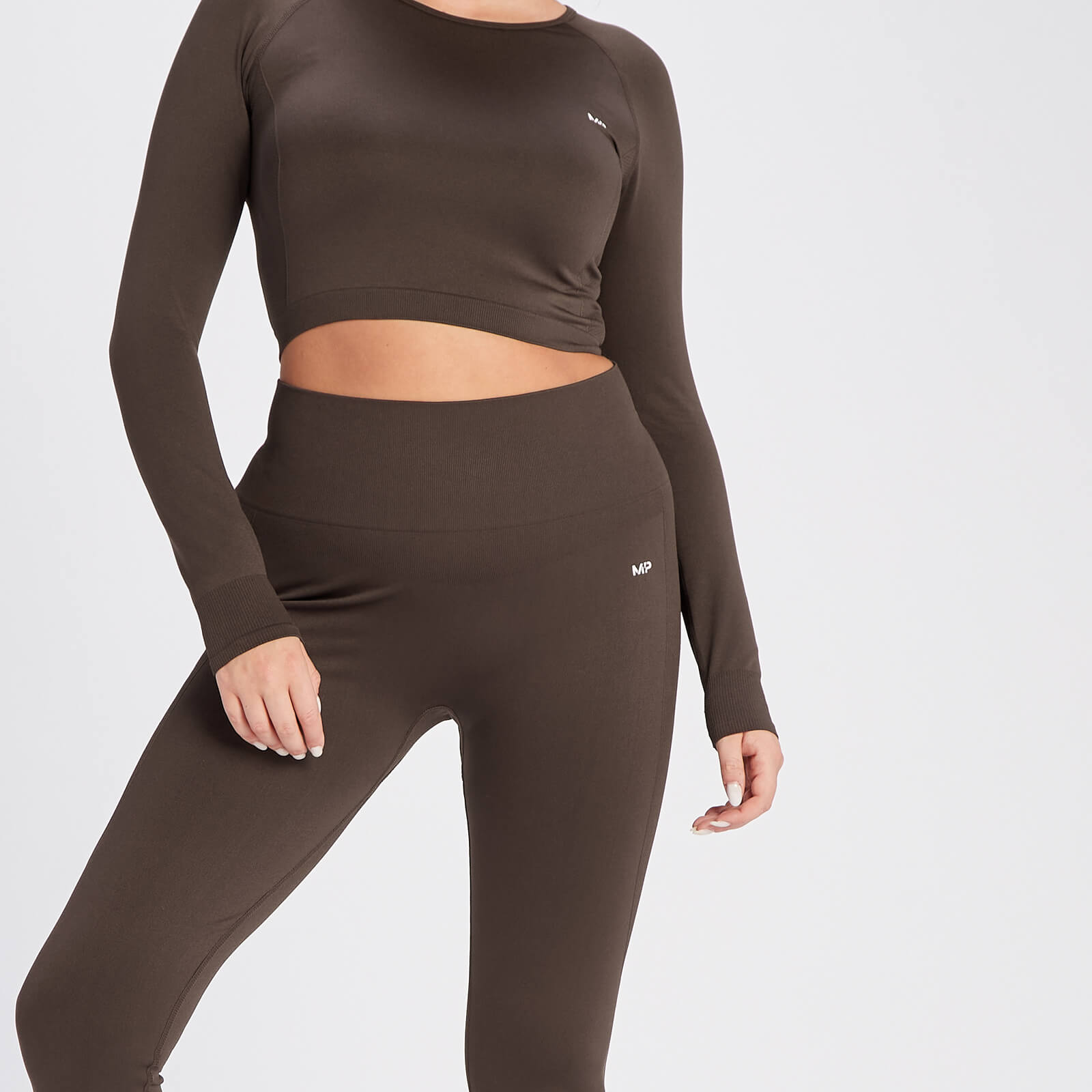 Legging sans coutures MP Shape pour femmes – Café