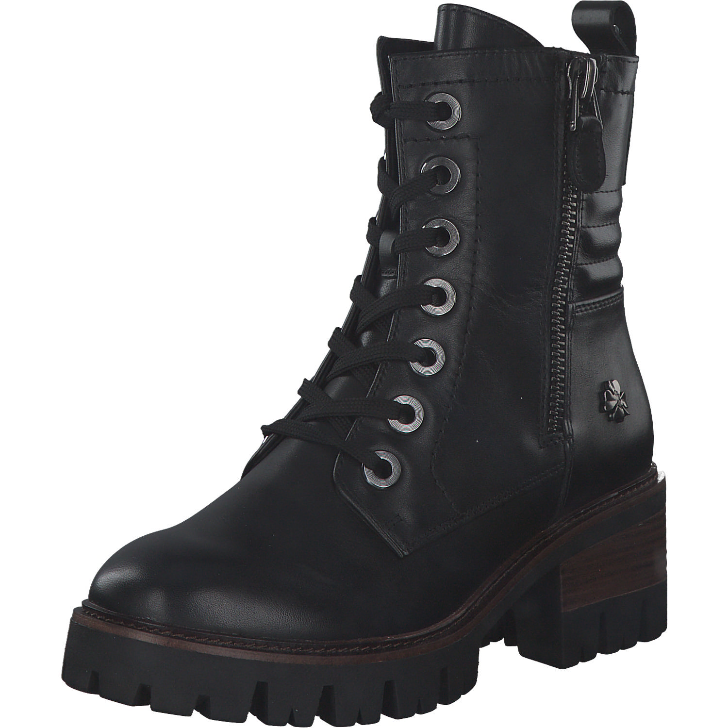 Marco Tozzi 85211, Schnürstiefeletten, Damen, black antic