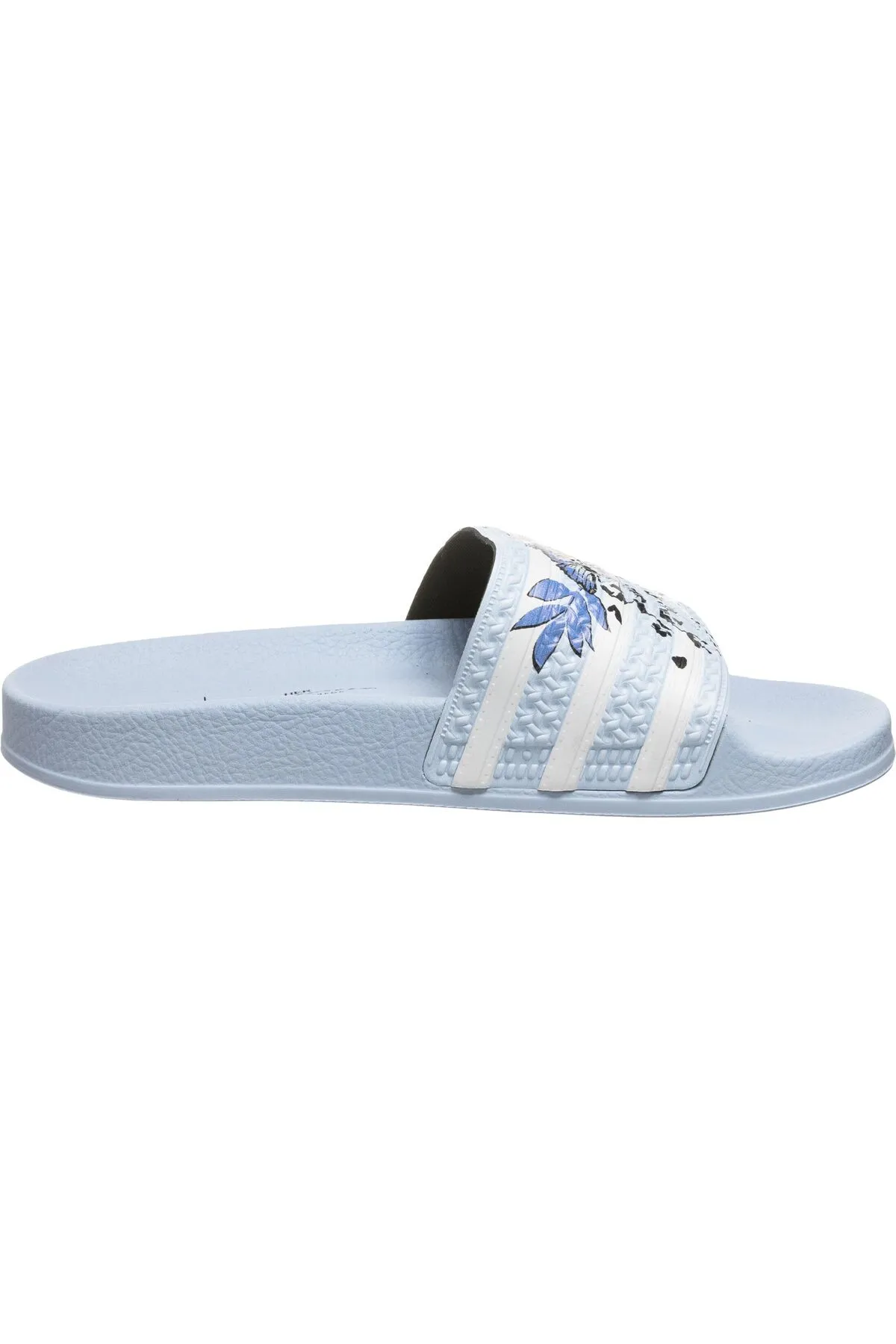 adidas  Pantolette - Blau - Flacher Absatz