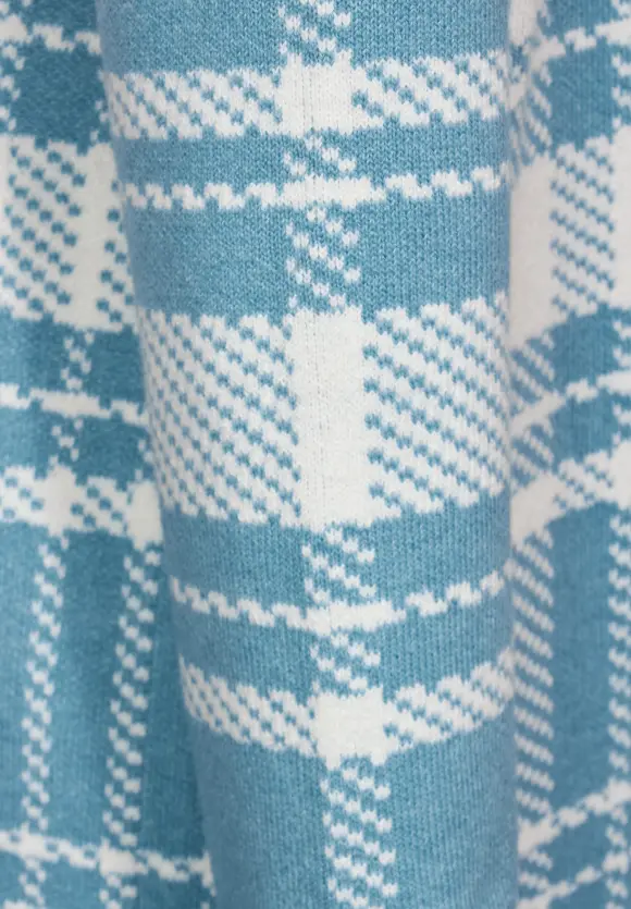 CECIL Karierter Longcardigan