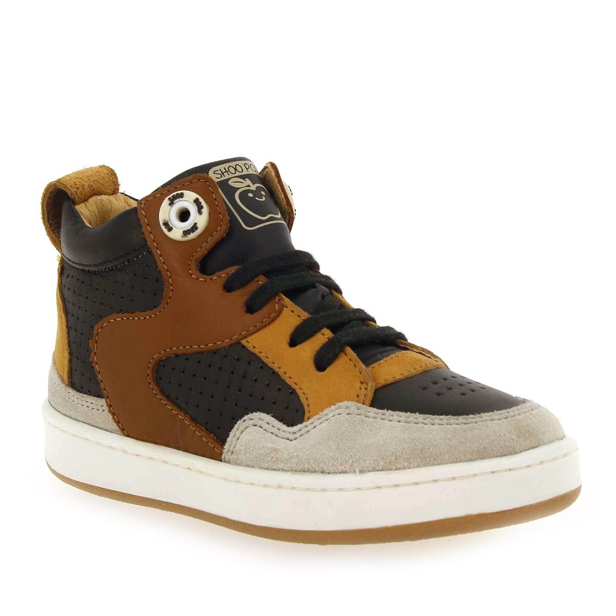 Shoopom  TEAMS JOG LACE H23 - Noir Camel