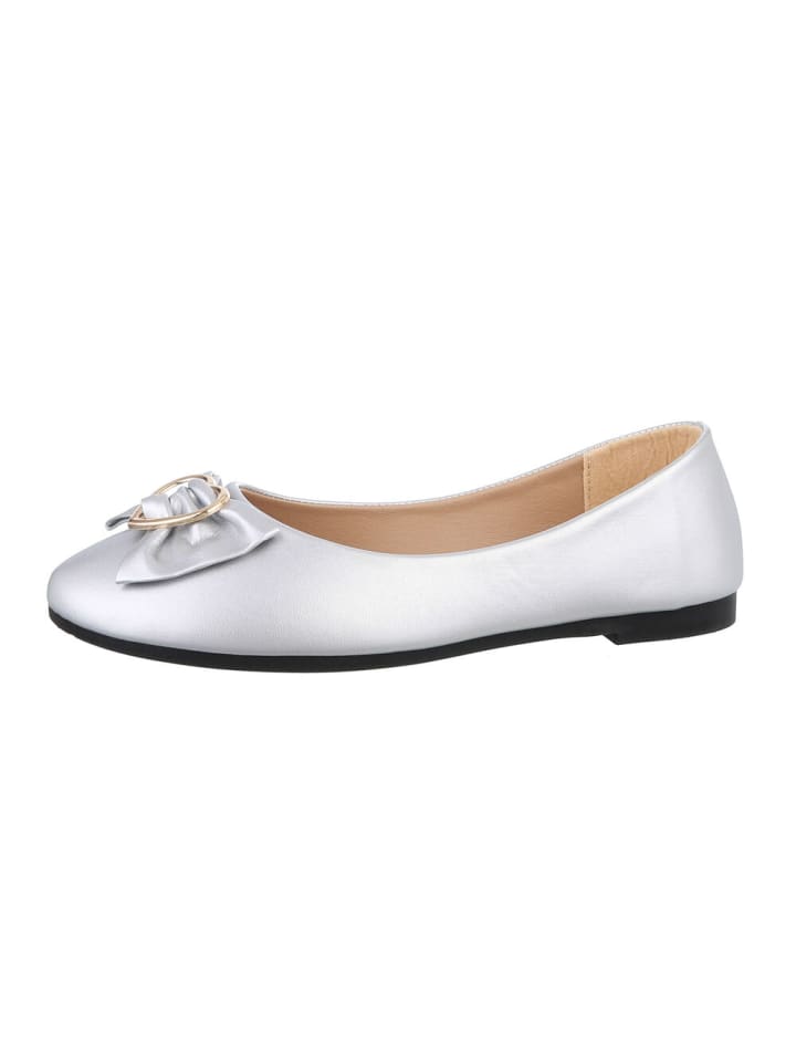 Ital-Design Ballerina in Silber günstig kaufen