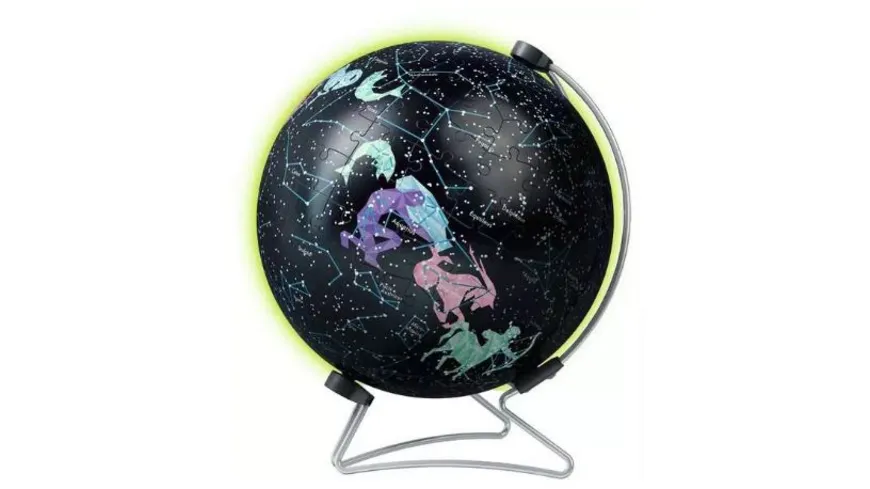 Ravensburger Puzzle - 3D Puzzles - Puzzle-Ball Starglobe Glow-In-The-Dark