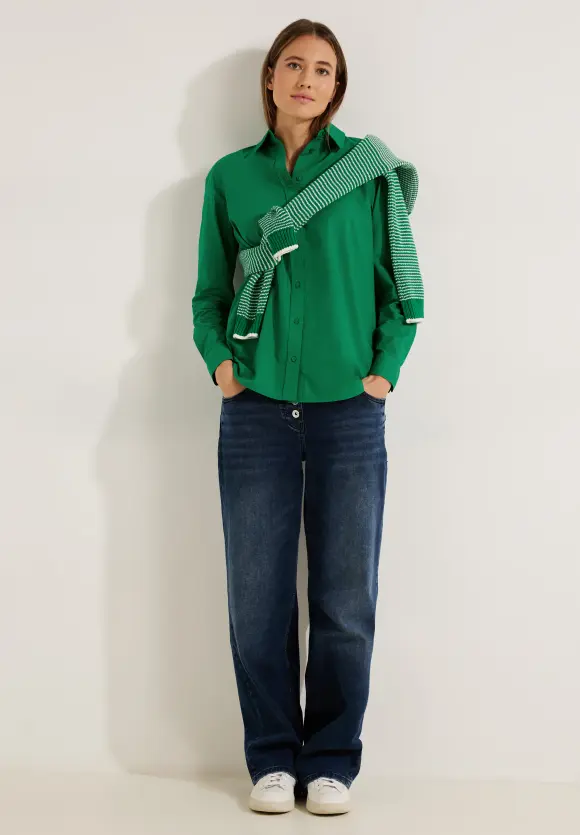 CECIL Lange Bluse aus Baumwolle