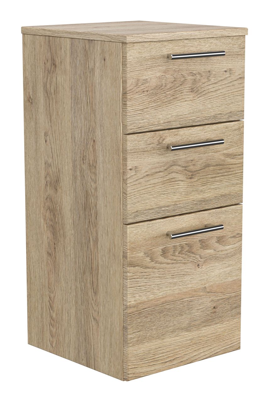 Posseik Midischrank 75cm eiche hell seidenglanz