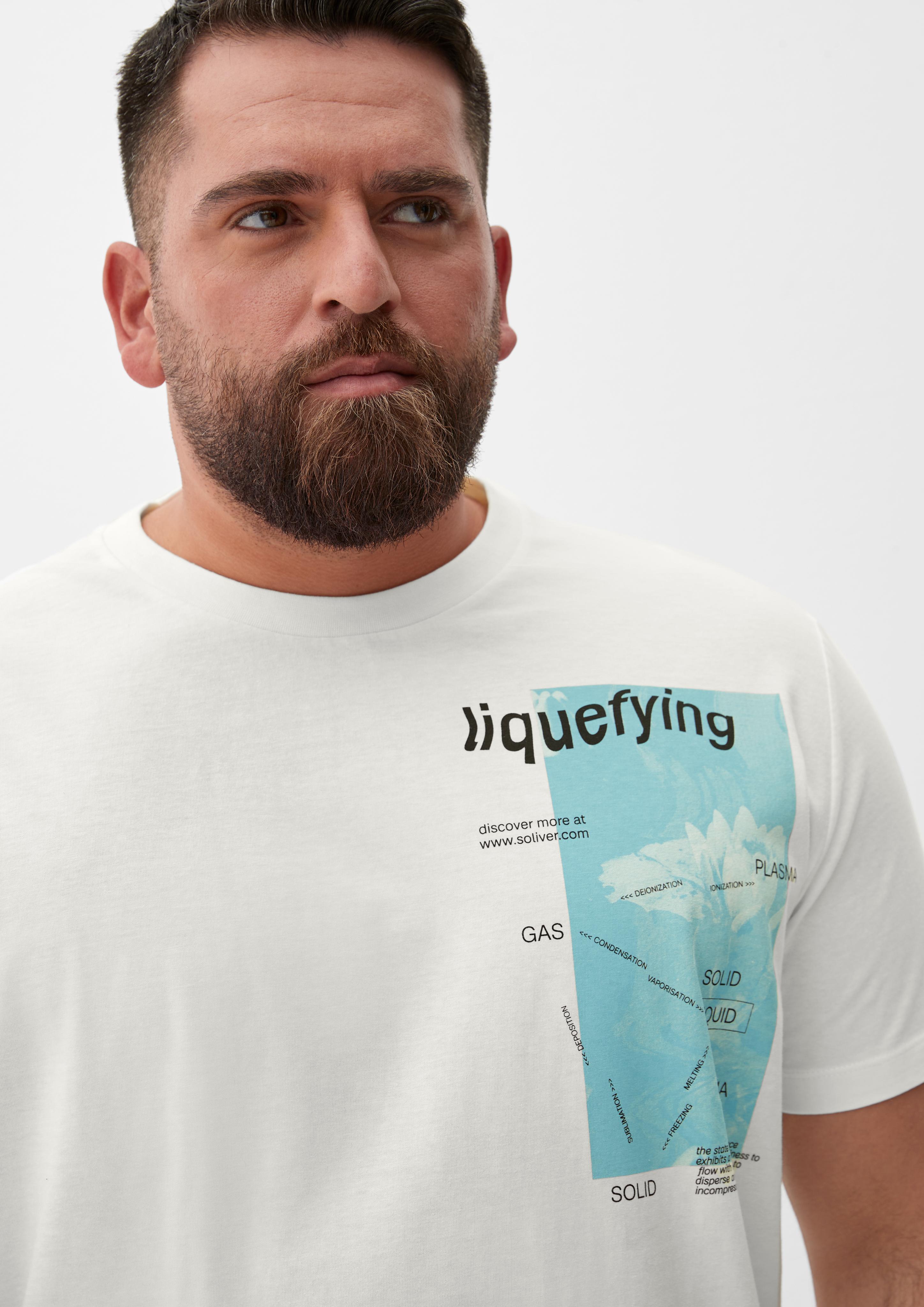 T-Shirt mit Frontprint  2133259-01D1