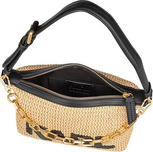 Karl Lagerfeld Schultertasche K/Kushion Small Raffia Baguette