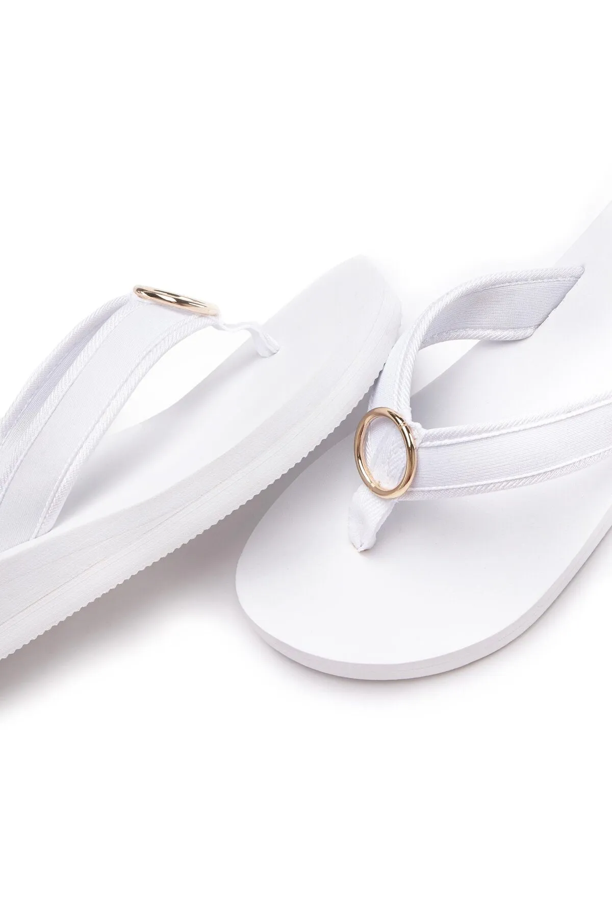 LASCANA  Sandalette - Weiß - Flacher Absatz