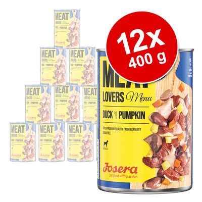 Sparpaket Josera Meatlovers Menü 12 x 400 g