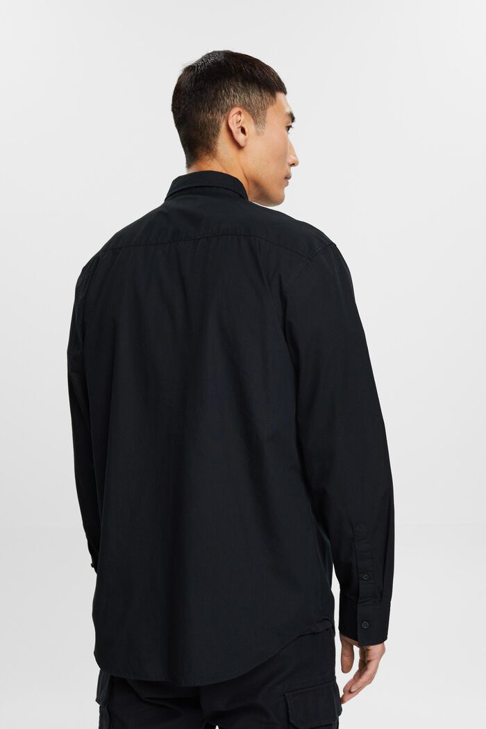 Button-Down-Hemd aus Popeline, 100 % Baumwolle