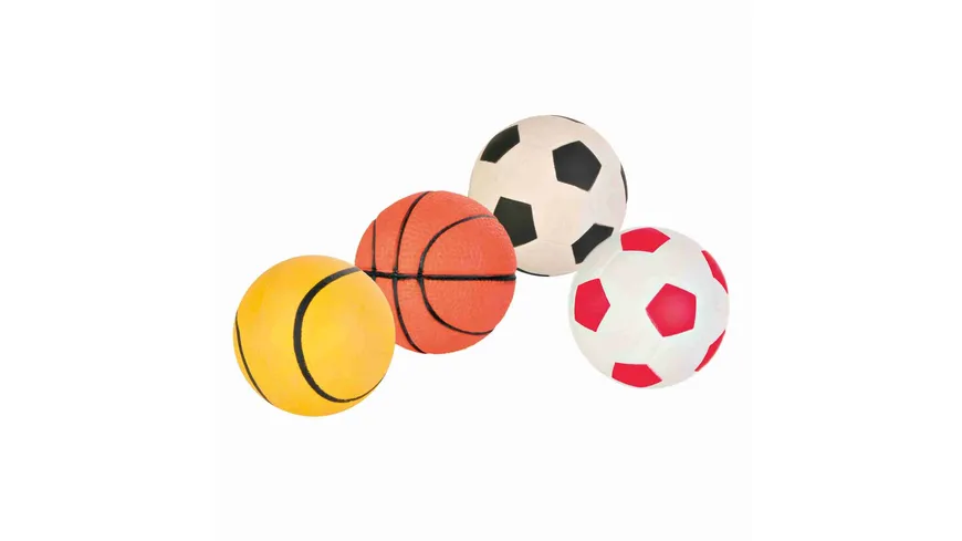 Trixie Moosgummi Ball ø 6 cm Hundespielzeug aus Moosgummi: Ball ø 6 cm
