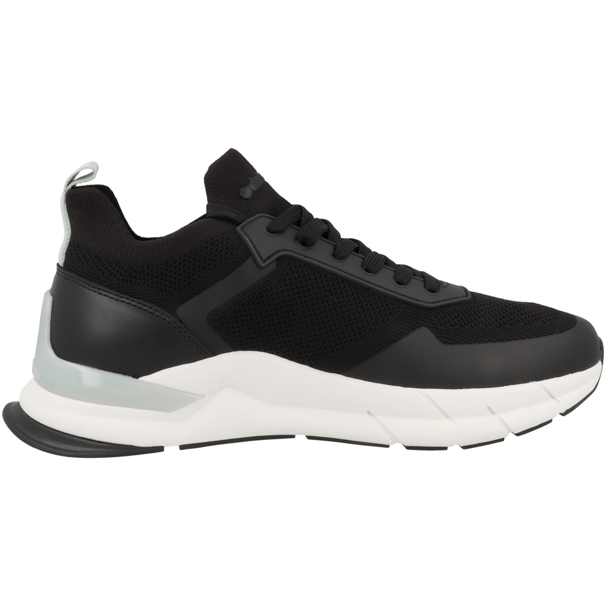 Calvin Klein Low Top Lace Up Mix Sneaker Low schwarz