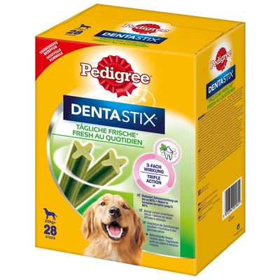 Sparpaket! 168 x Pedigree DentaStix Tägliche Zahnpflege / Fresh