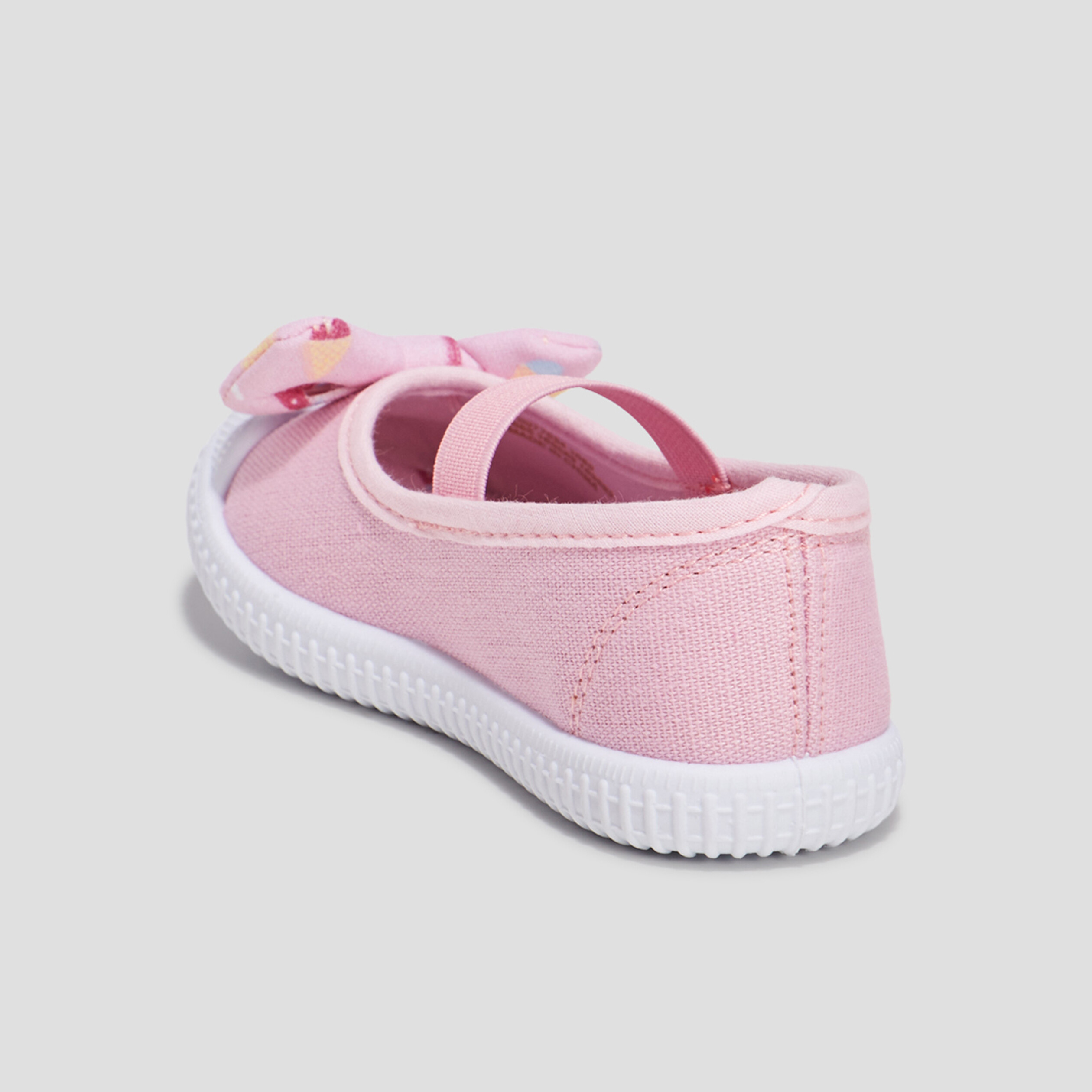 Babies en toile avec noeuds rose fille | La Halle