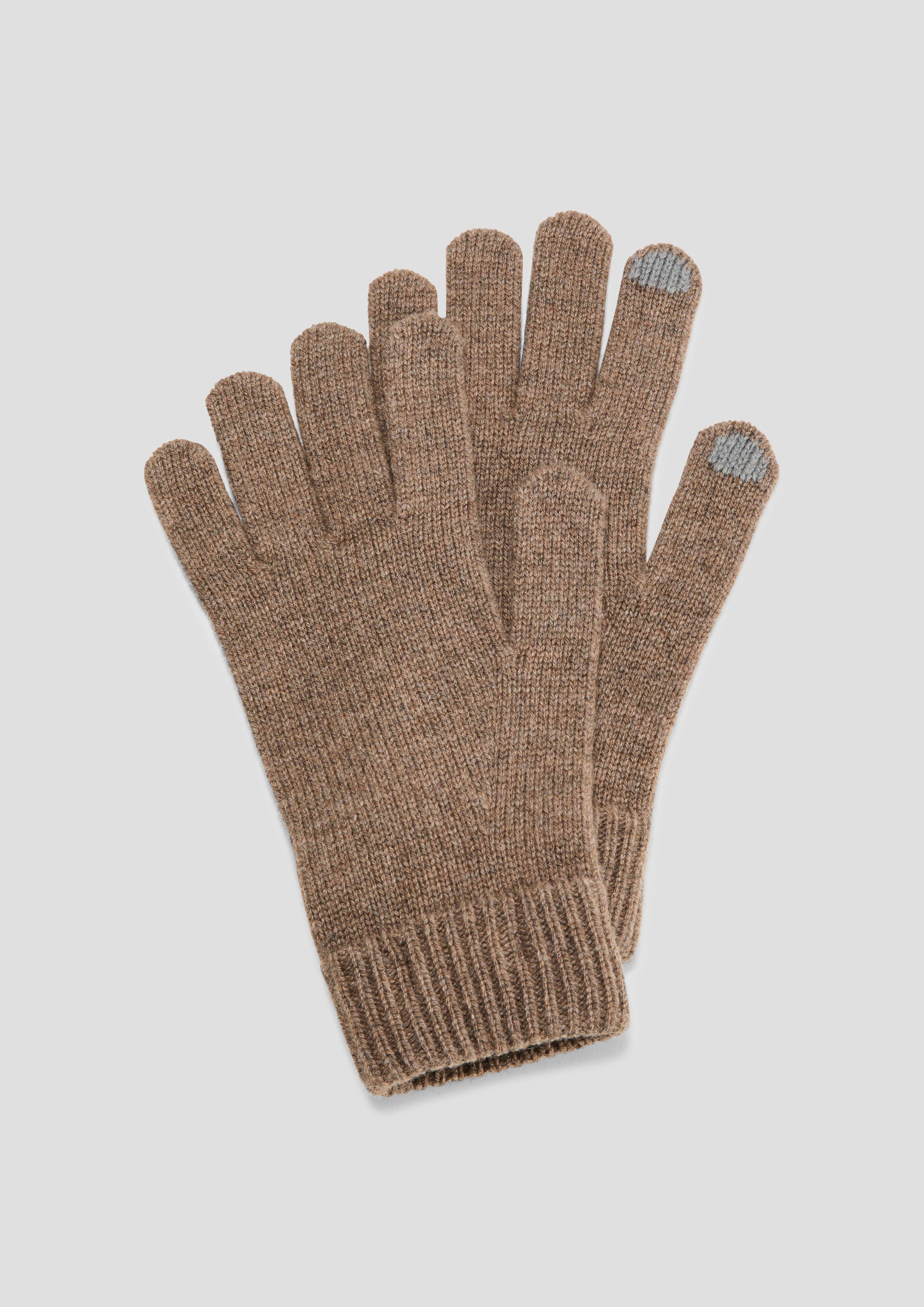 Handschuhe aus Woll-Kaschmir-Mix  2137444-86W0