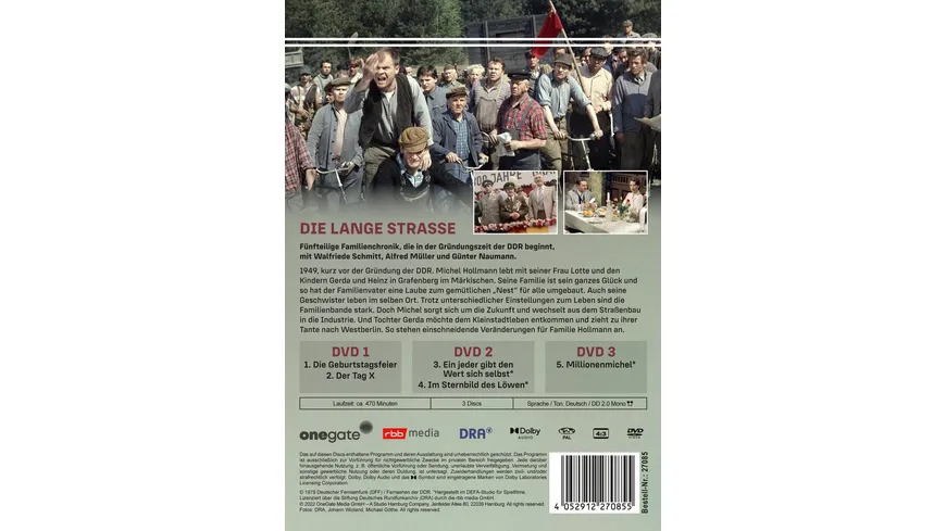 Die lange Straße (DDR TV-Archiv) [3 DVDs]