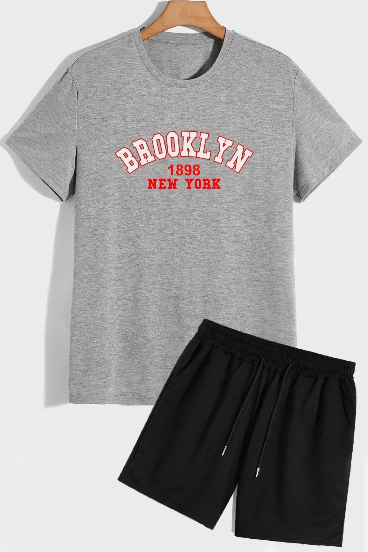 trendypassion  Brooklyn Shorts T-Shirt-Trainingsanzug-Set