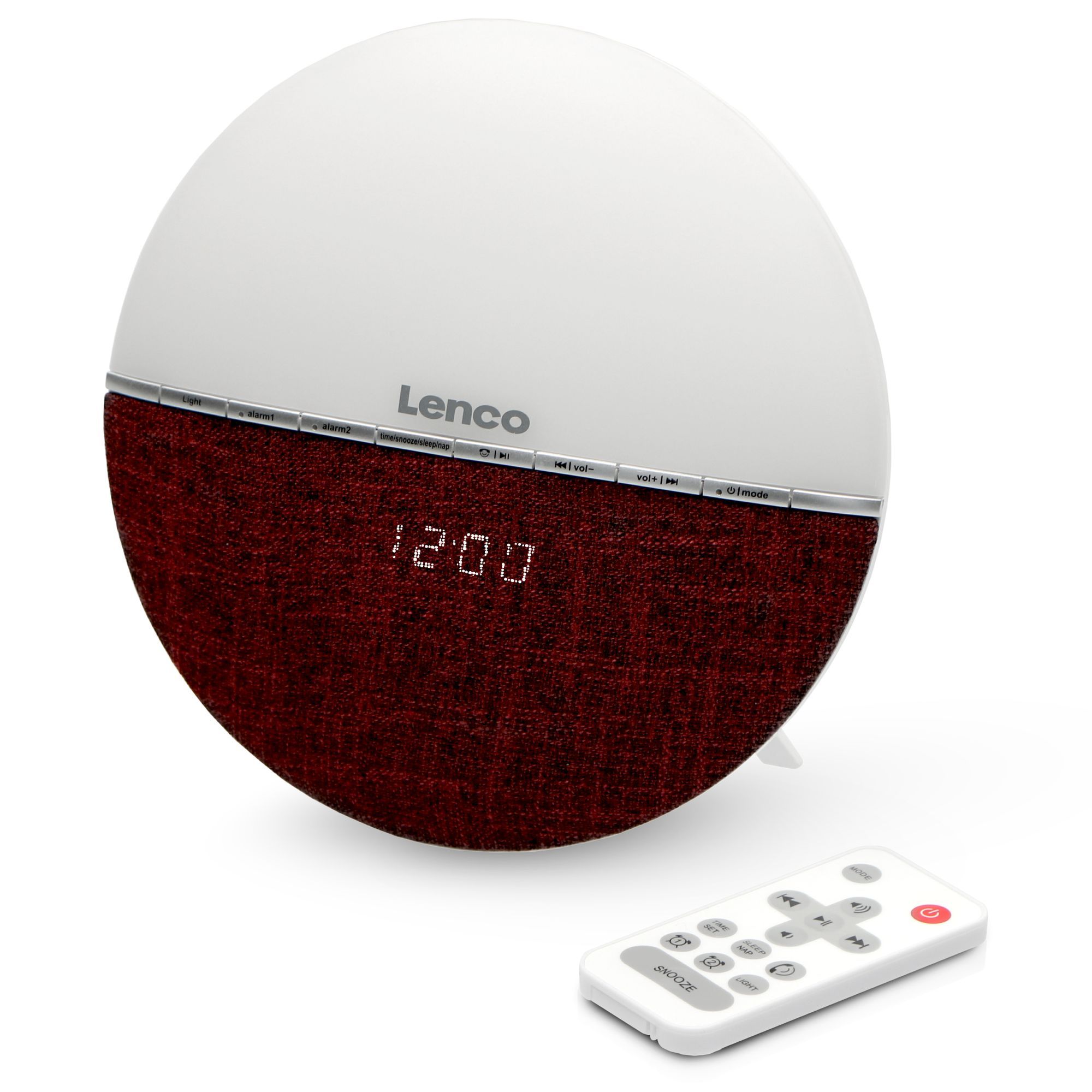 Lenco CRW-4BY FM-Radiowecker und Wake-up Light